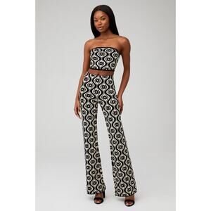 $355 Finders Keepers Quinn Flare Pants and Tube Top Set - Small